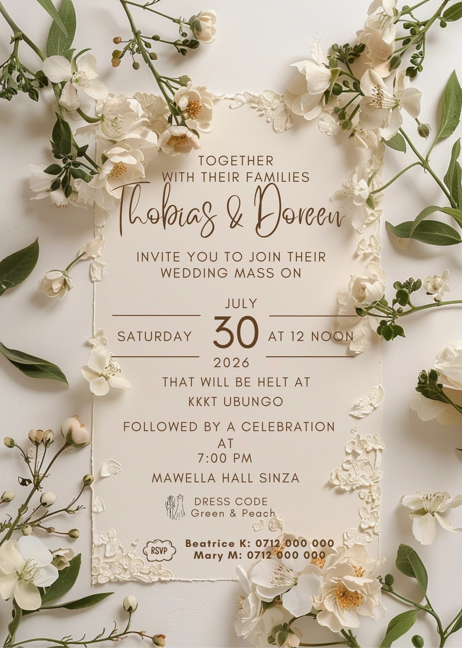 Crimson Dusk Petal invitation card design for wedding