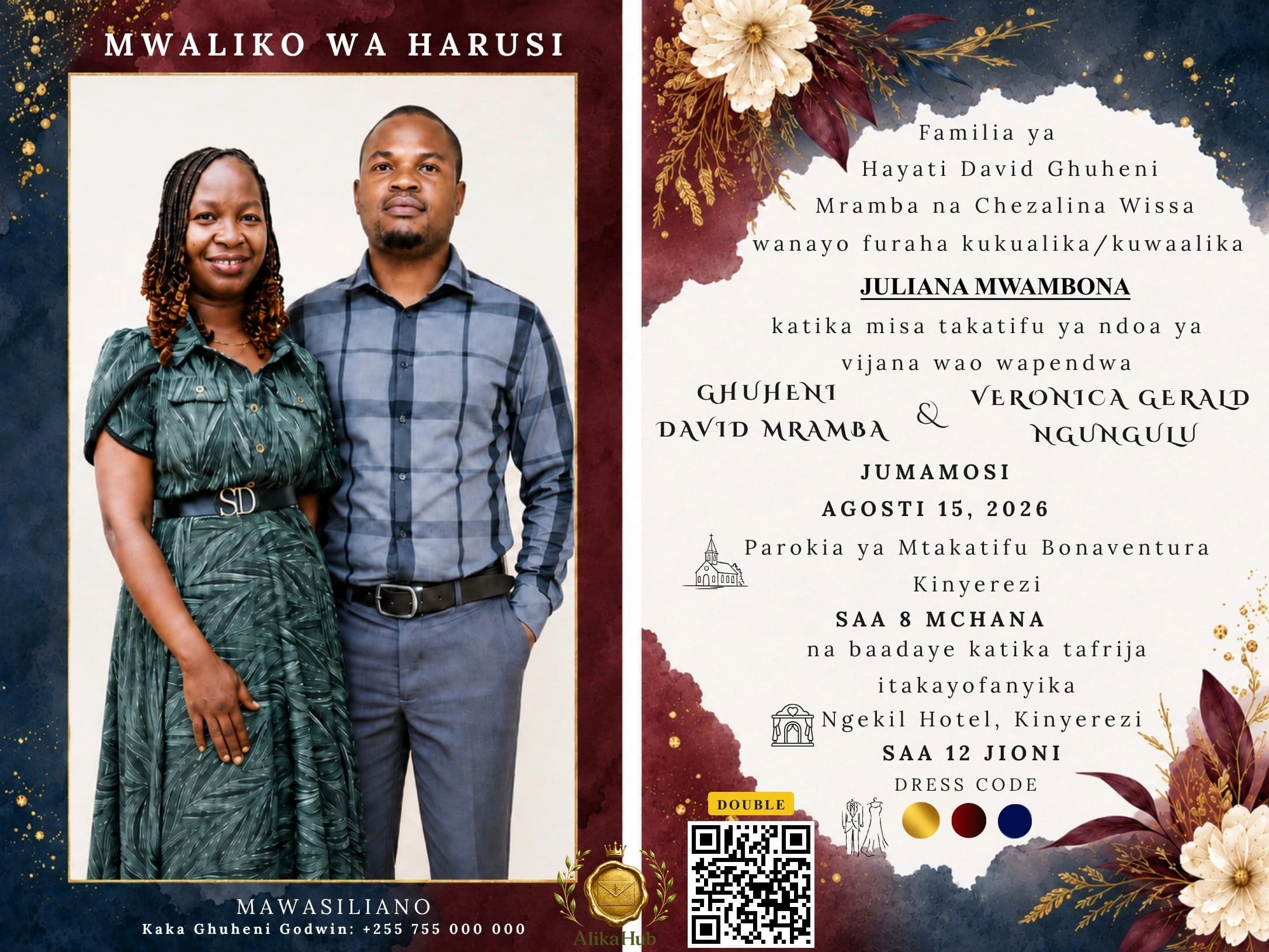real-elegant-wedding invitation card design for wedding